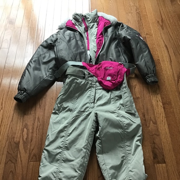 Head silver grey ski set jacket pants and matching Fanny pack - Picture 1 of 9